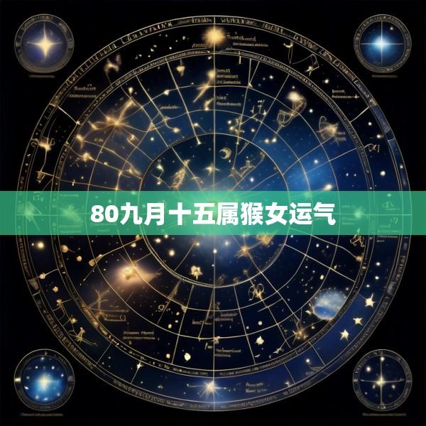 80九月十五属猴女运气