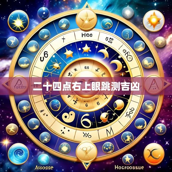 二十四点右上眼跳测吉凶