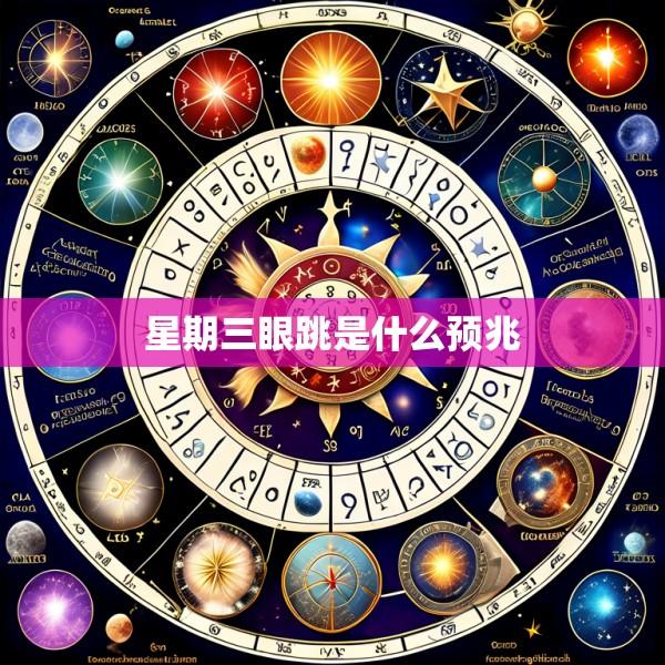 星期三眼跳是什么预兆