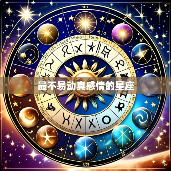 最不易动真感情的星座