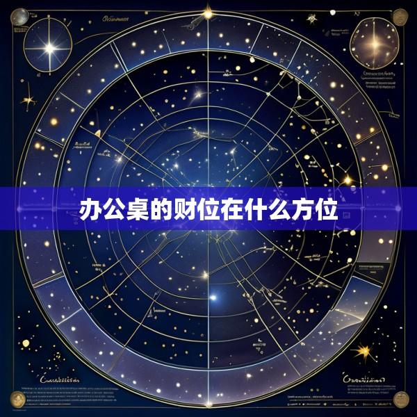 办公桌的财位在什么方位