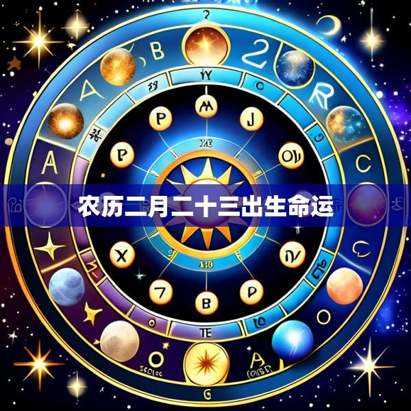 农历二月二十三出生命运