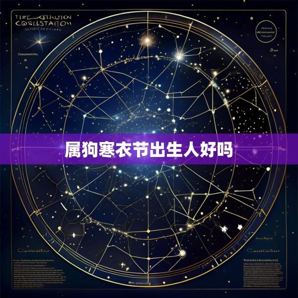 属狗寒衣节出生人好吗