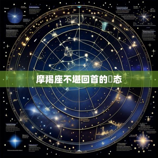 摩羯座不堪回首的囧态