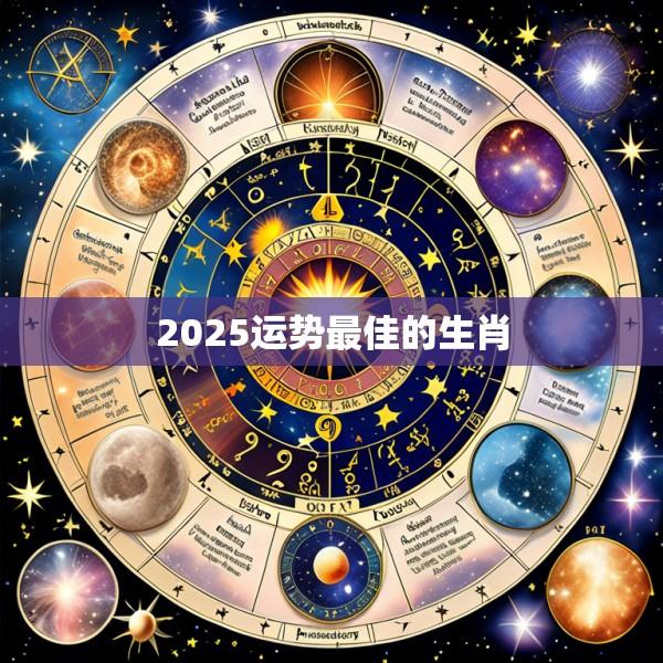 2025运势最佳的生肖