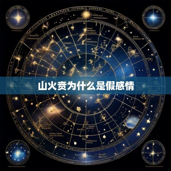 山火贲为什么是假感情