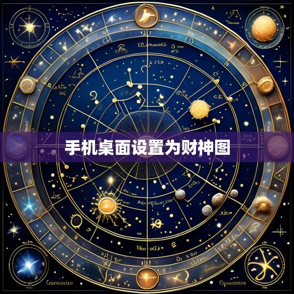 手机桌面设置为财神图