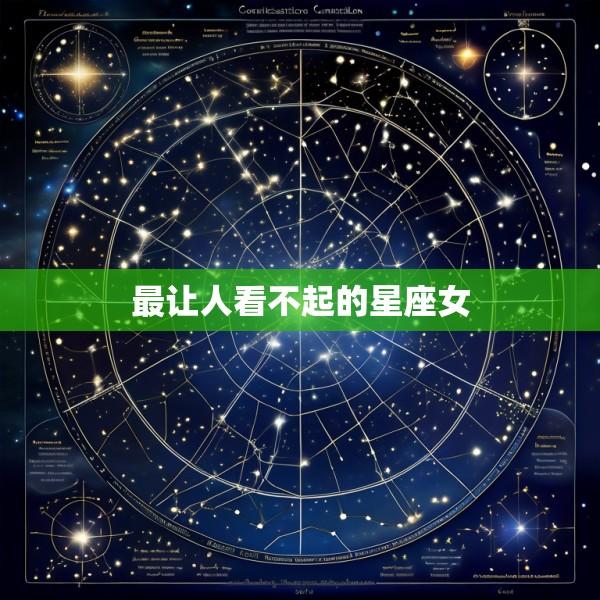 最让人看不起的星座女
