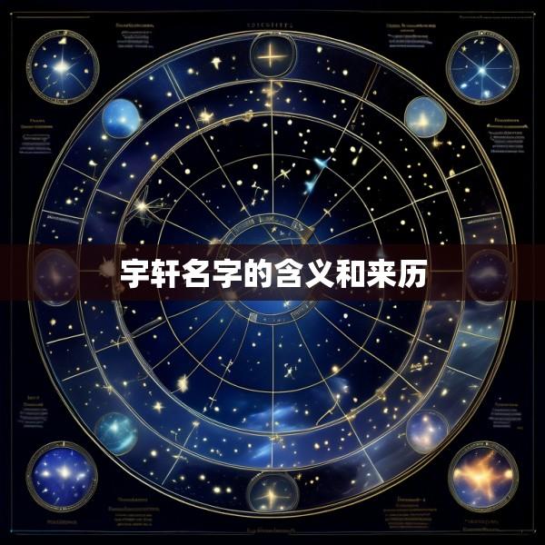 宇轩名字的含义和来历