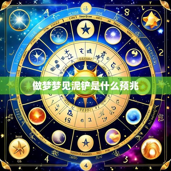 做梦梦见泥铲是什么预兆