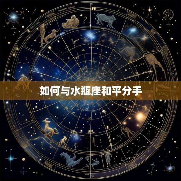 如何与水瓶座和平分手