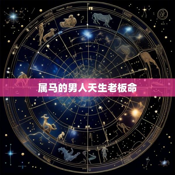 属马的男人天生老板命