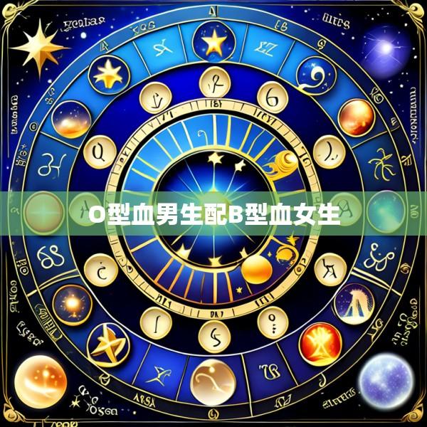 O型血男生配B型血女生