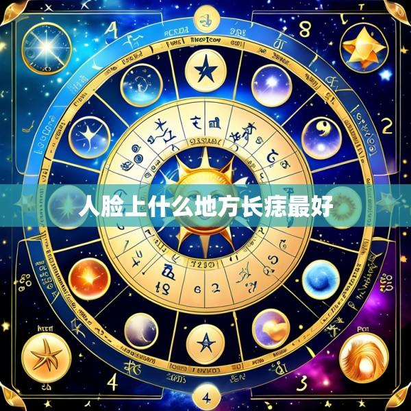 人脸上什么地方长痣最好