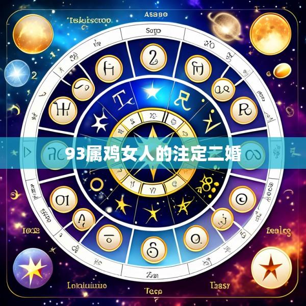 93属鸡女人的注定二婚