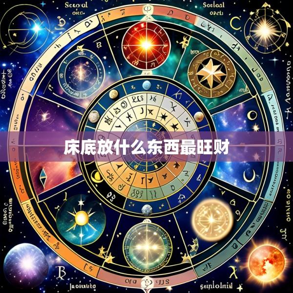 床底放什么东西最旺财