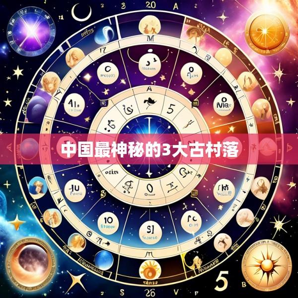 中国最神秘的3大古村落