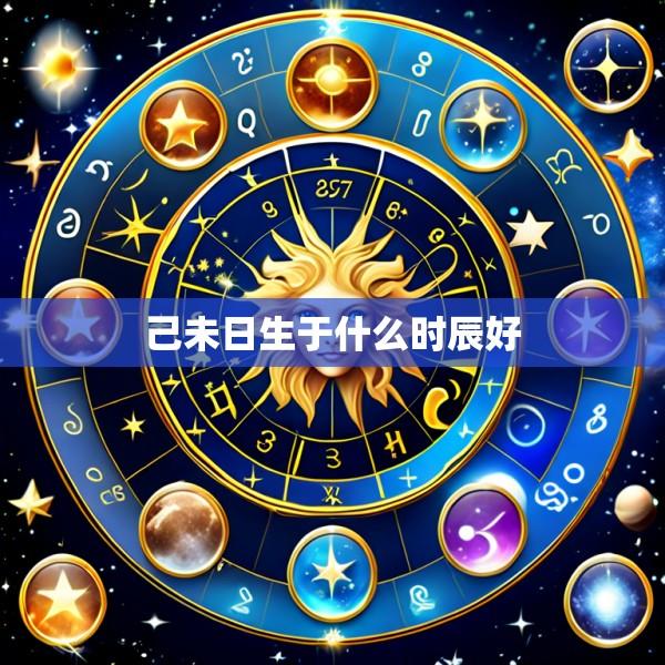 己未日生于什么时辰好
