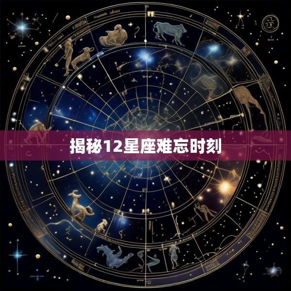 揭秘12星座难忘时刻