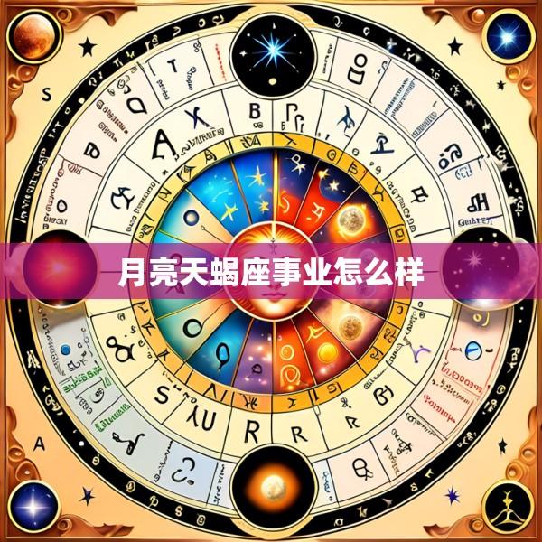 月亮天蝎座事业怎么样