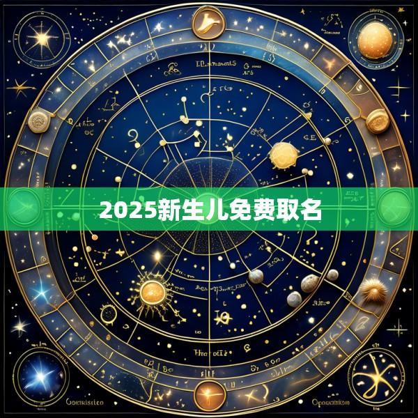 2025新生儿免费取名