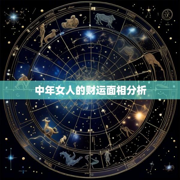 中年女人的财运面相分析