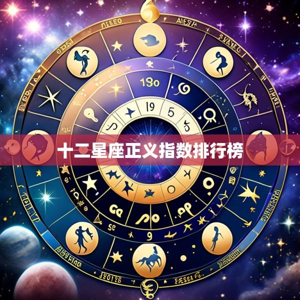 十二星座正义指数排行榜