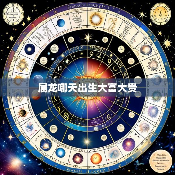 属龙哪天出生大富大贵
