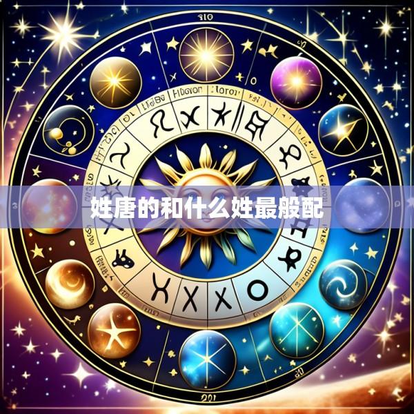 姓唐的和什么姓最般配