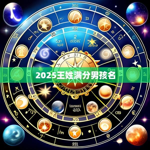 2025王姓满分男孩名