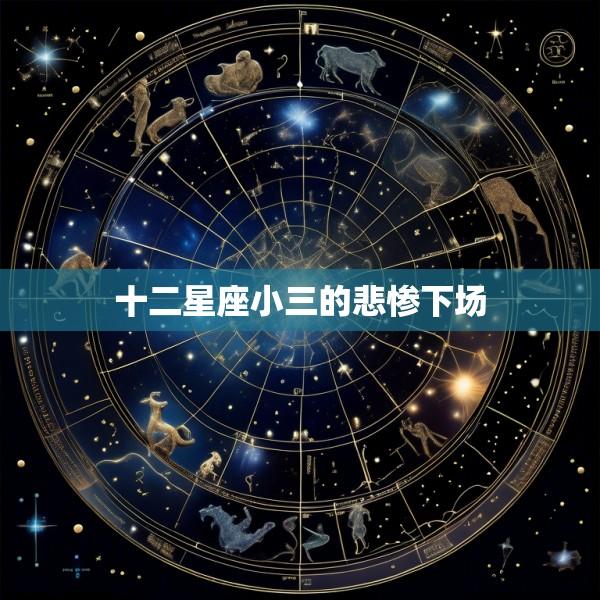 十二星座小三的悲惨下场