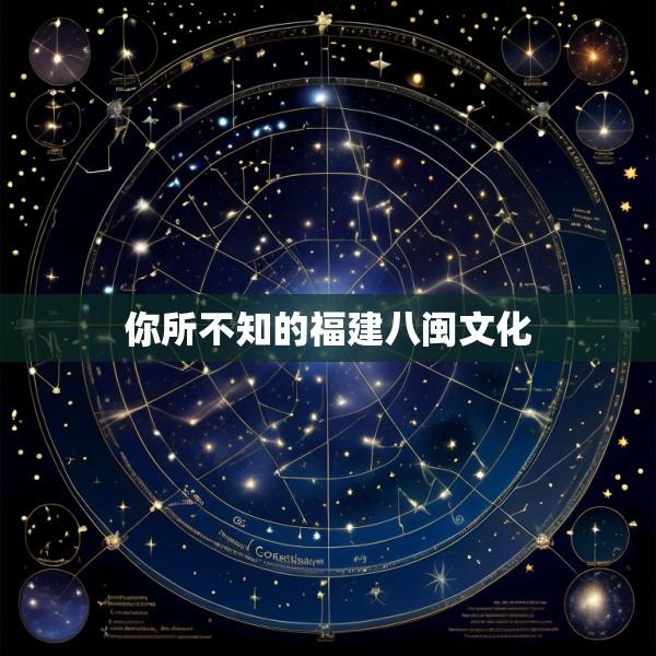 你所不知的福建八闽文化