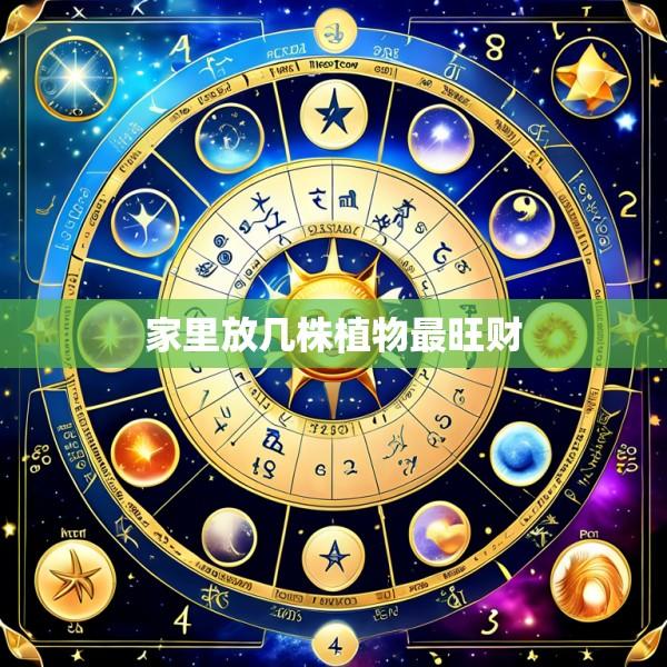 家里放几株植物最旺财