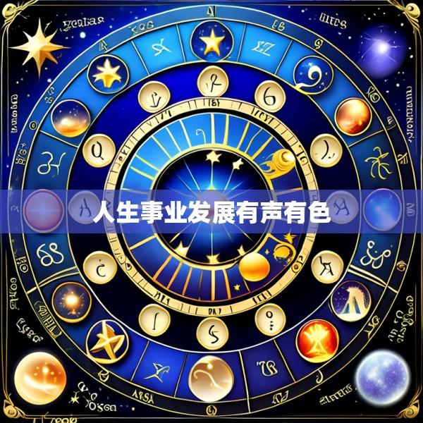 人生事业发展有声有色