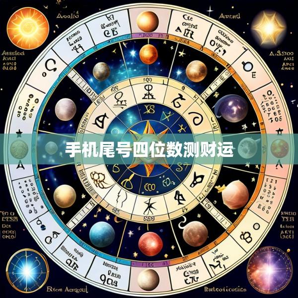 手机尾号四位数测财运