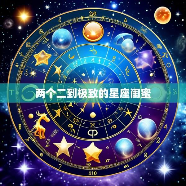 两个二到极致的星座闺蜜