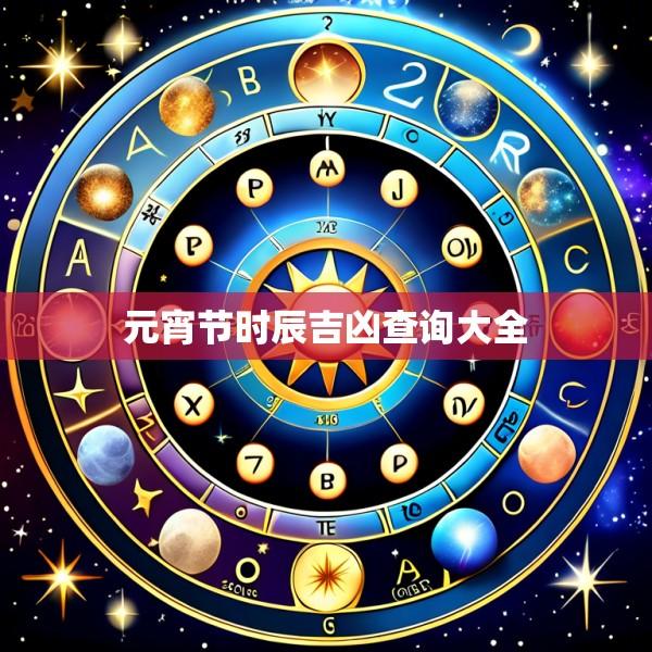 元宵节时辰吉凶查询大全