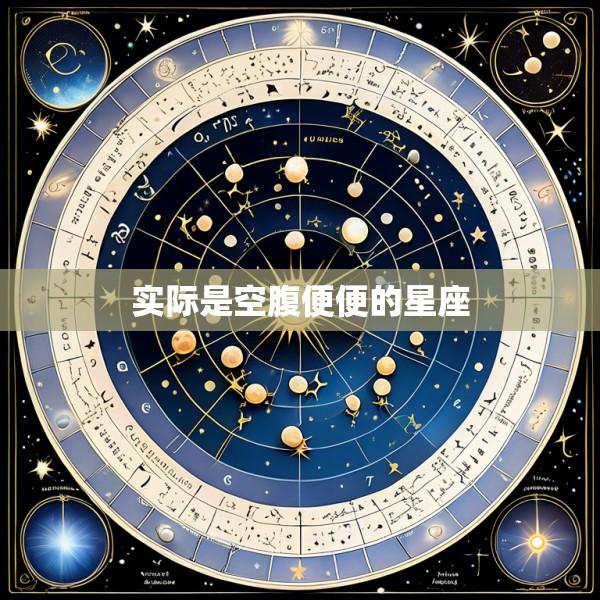 实际是空腹便便的星座