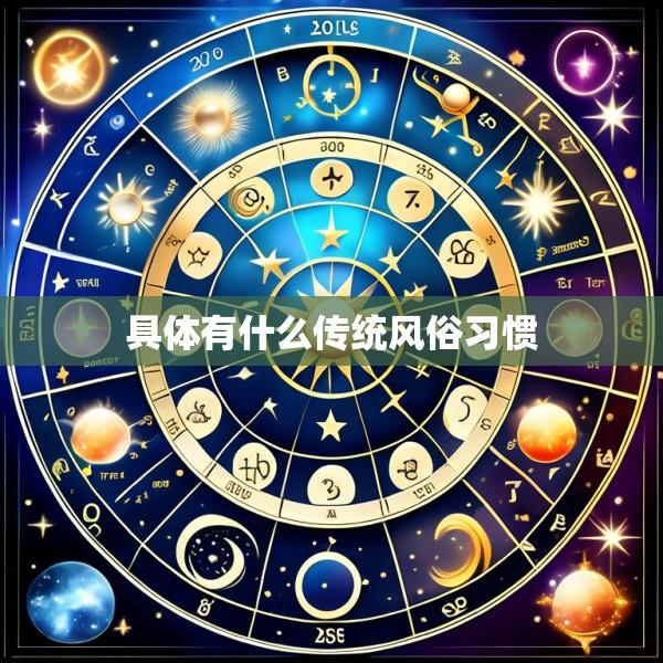 具体有什么传统风俗习惯