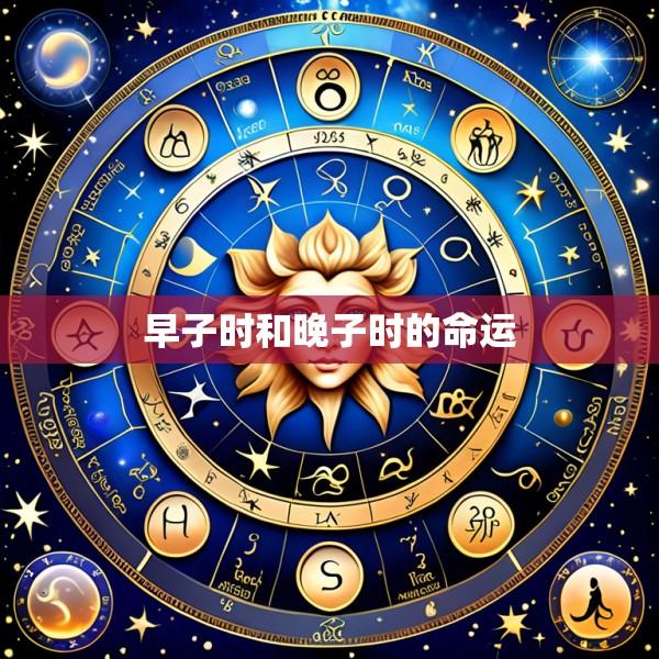 早子时和晚子时的命运