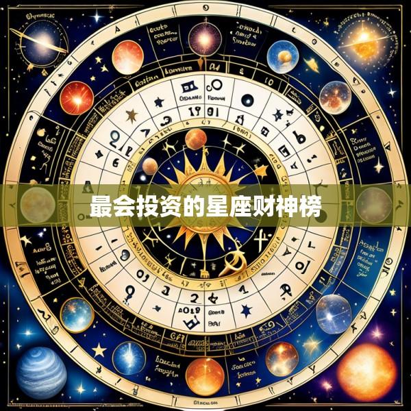 最会投资的星座财神榜