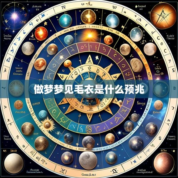 做梦梦见毛衣是什么预兆