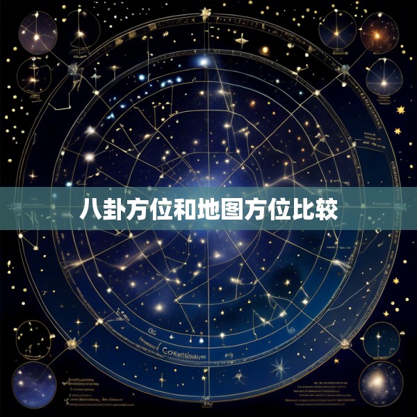 八卦方位和地图方位比较