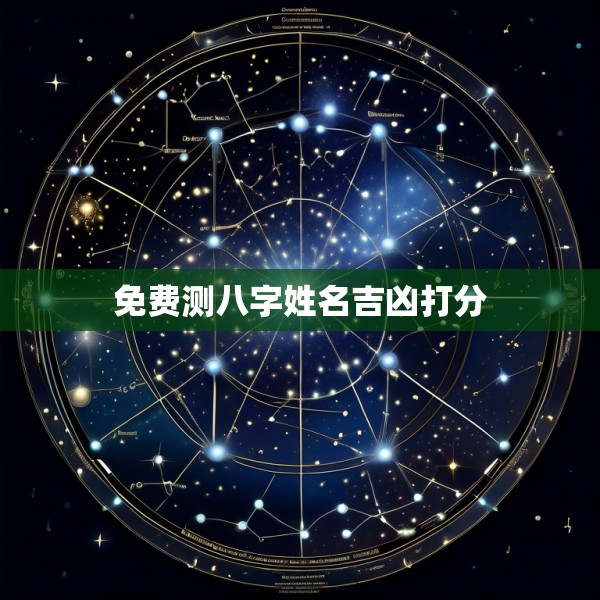 免费测八字姓名吉凶打分