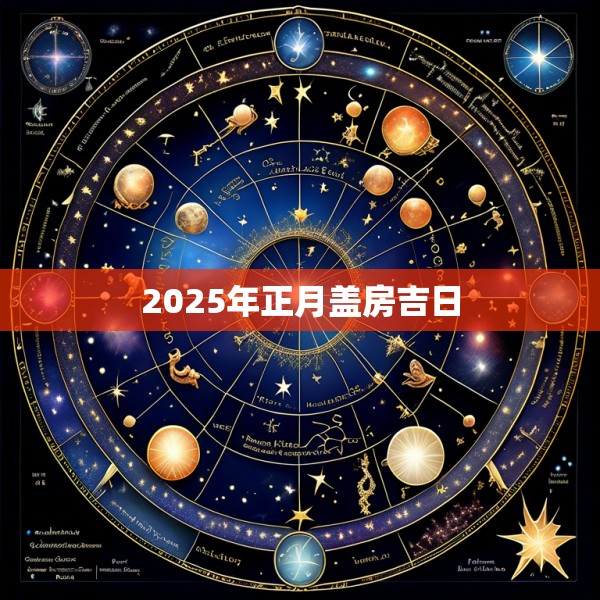 2025年正月盖房吉日