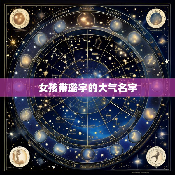 女孩带璐字的大气名字