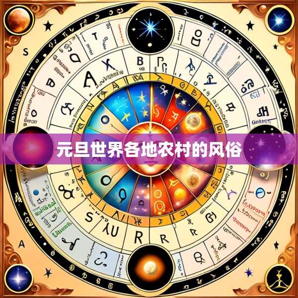 元旦世界各地农村的风俗