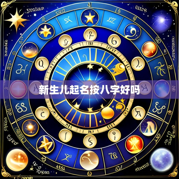 新生儿起名按八字好吗