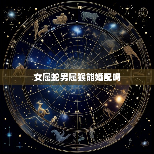 女属蛇男属猴能婚配吗