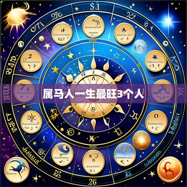 属马人一生最旺3个人